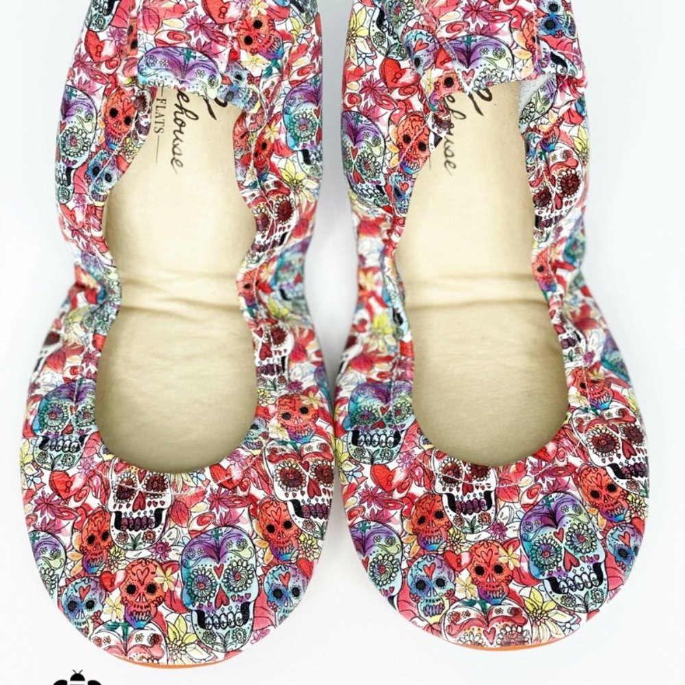 Storehouse Flats (Watercolor Sugar Skulls)